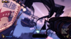 Bioshock Infinite overhead rails